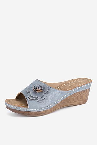 Klapki Clara Barson WYL05010-29 Niebieski