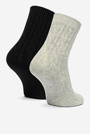 Zokni NINE WEST CEO_LA_NW_17637_W_AW25 (2-PACK) VILÁGOSSZÜRKE