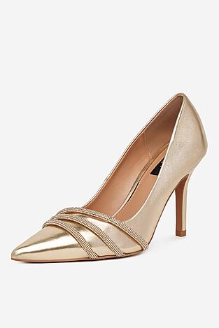 Елегантни обувки NINE WEST CEO-MARIAM-01 ЗЛАТИСТ