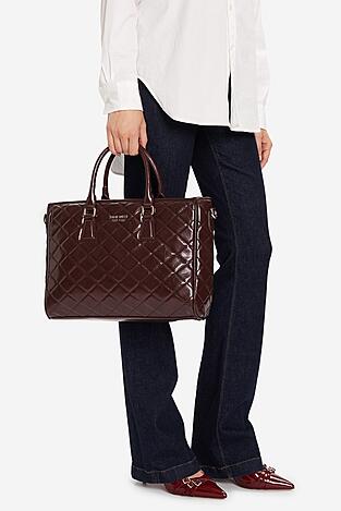 Kabelka NINE WEST CEO-BETTY-LA374-4065 HNĚDÁ