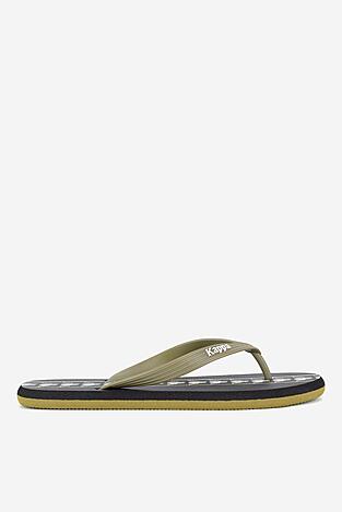 Uszodai papucs Kappa 371G1LW Green Military - Black - White MIX