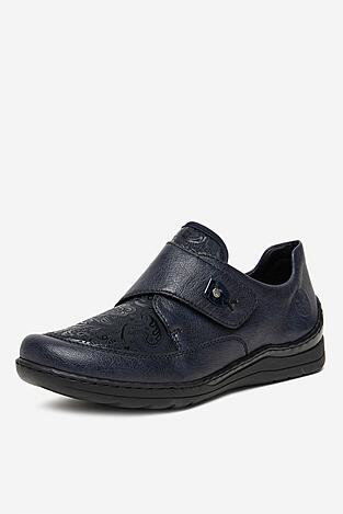 Półbuty Rieker 48951-14 Niebieski