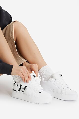 Obuwie sportowe DC Shoes CEO-COURT GRAFFIK PLATFORM DC02422101 Biały