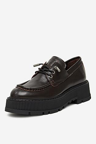 Половинки обувки G-STAR RAW EO-ELIF-9010-25 ТЪМНОКАФЯВ