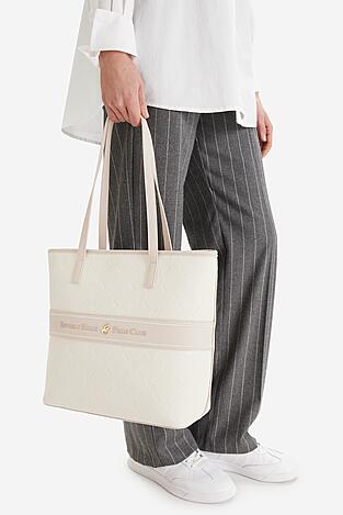 Torebka Beverly Hills Polo Club EO-BHPC-L-012-09 Ivory