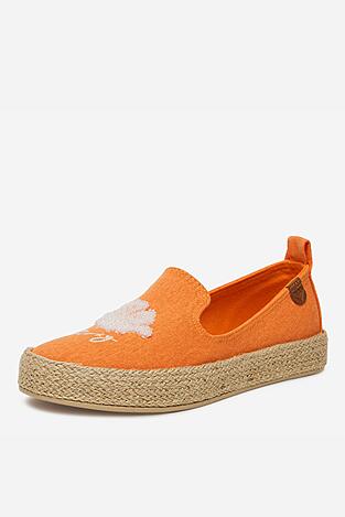 Espadryle ROXY CSS20547-02 Pomarańczowy