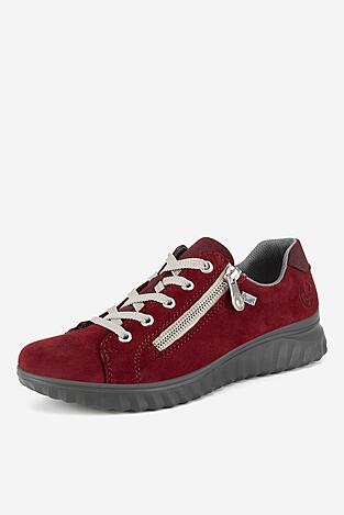 Sneakers Rieker 59000-35 Bordowy