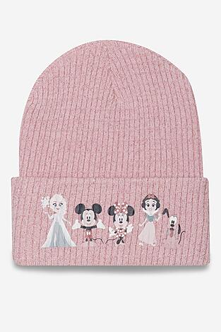 Detská čiapka DISNEY 100 ACCCS-AW23-206D100-A RUŽOVÁ