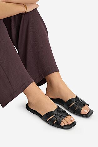 Klapki Gino Rossi C-WS1190-01 Czarny