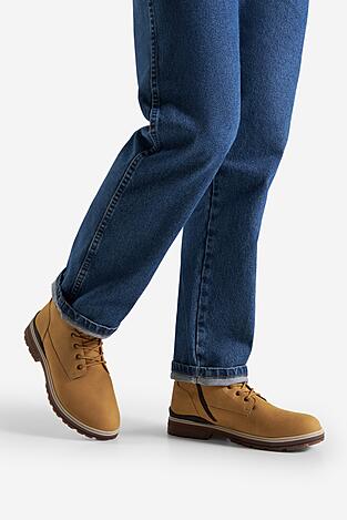 Šněrovací vyšší obuv Lasocki KASTOR-01 MI24 CAMEL