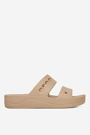 Klapki basenowe Crocs BAYA PLATFORM SANDAL 208188-212 Beżowy