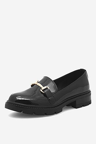 Mokasíny DeeZee FLORENCE HY60116-3 ČIERNA