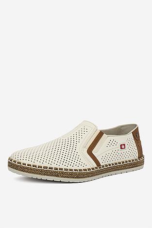 Półbuty Rieker CEO-B5297-80 Biały