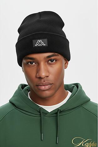 Unisex čepice Kappa CEO-KAP-U3-002-AW25 ČERNÁ