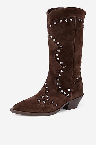 Kozaki EVA MINGE ASPENDOS-795-24 Brązowy