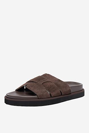 Klapki Gino Rossi C-LB-P2170 Brązowy ciemny