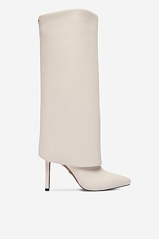 Kozaki NINE WEST CEO-SAIDA-01 Kremowy