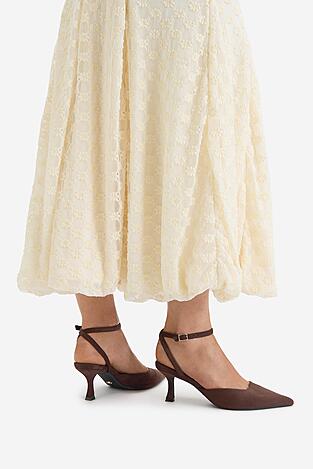 Czółenka DeeZee CEO-CWBFS11610 Brązowy