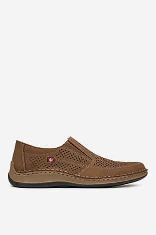 Półbuty Rieker 05277-64 Beżowy
