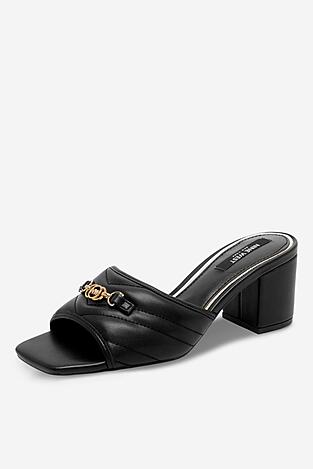 Klapki NINE WEST 123AL0687 Czarny