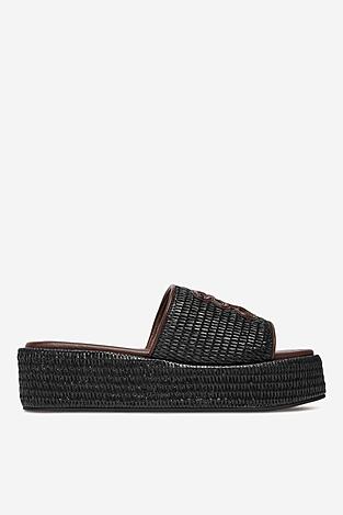 Klapki NINE WEST EO-259-8201 Czarny