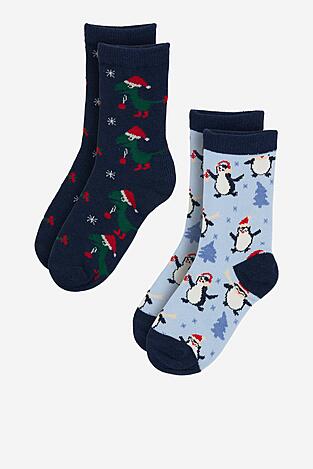 Чорапи Action Boy 8KB-006-AW23 (2-PACK) СИН