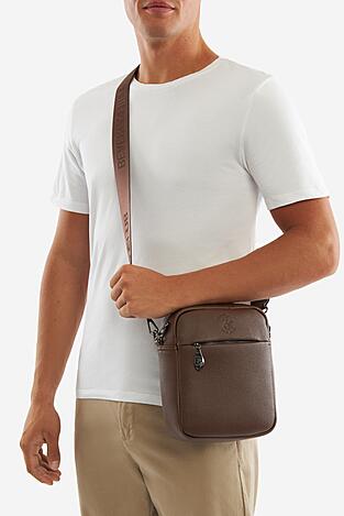 Torba męska Beverly Hills Polo Club BHPC-L-001-CCC-06 Brązowy