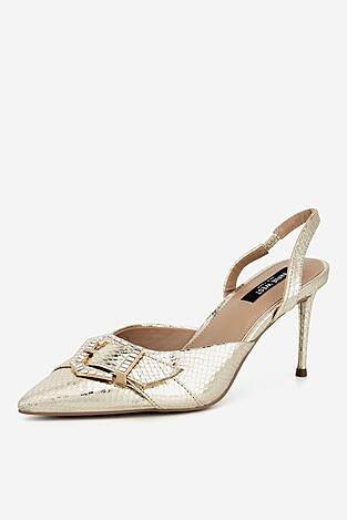 Елегантни обувки NINE WEST SJ1489-6 ЗЛАТИСТ