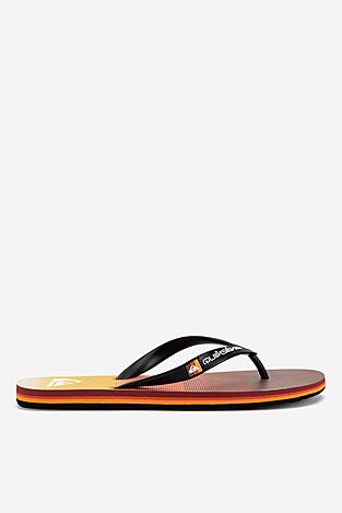 Klapki basenowe QUIKSILVER MOLOKAI STRIPE AQYL101361 XNNK Pomarańczowy