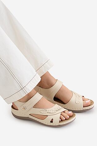 Sandały Go Soft CEO-W80085 Beżowy