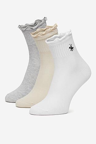 Чорапи Beverly Hills Polo Club AS_BHPC_001_Z_SS2025_(3PACK) БЕЖОВ