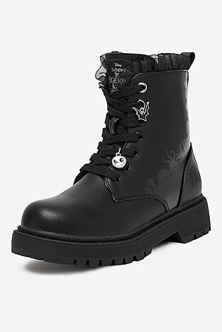 Vysoké šnurovacia topánky NIGHTMARE BEFORE CHRISTMAS CEO-CS-AW25-358DNBC ČIERNA