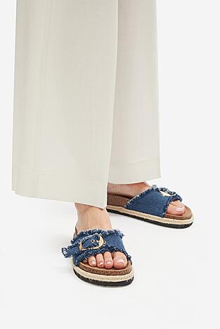 Pantofle Jenny LB-P1629 TMAVÝ DENIM