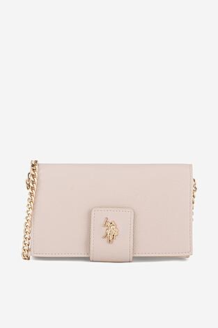 Kabelka U.S. POLO ASSN. BIUXT8390WVP TMAVĚ BÉŽOVÁ
