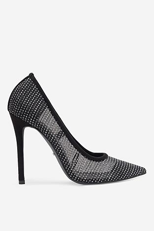 Czółenka DeeZee JENNIFER KL-HT92831-78 Czarny