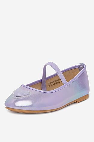 Baleriny Nelli Blu JD24-FD01-0819 Fioletowy