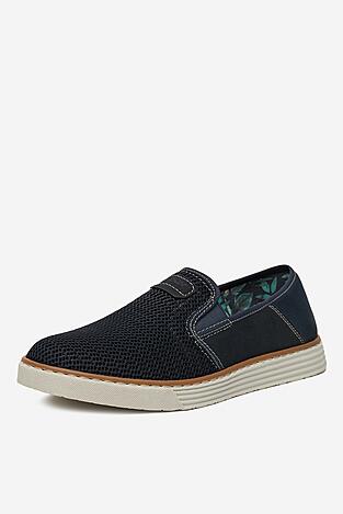 Trampki Rieker B2267-14 Granatowy