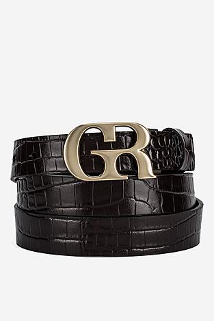 Дамски колан Gino Rossi BLYL23008 ТЪМНОКАФЯВ