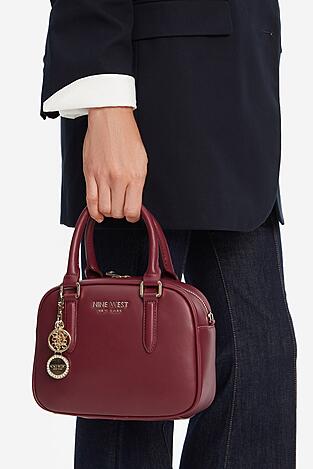 Kézitáska NINE WEST CEO-SOHO-STAR-LX10160 BORDÓ