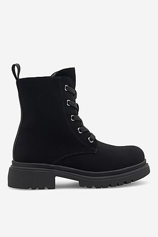 Vysoké šnurovacia topánky DeeZee CS5819-06 ČIERNA