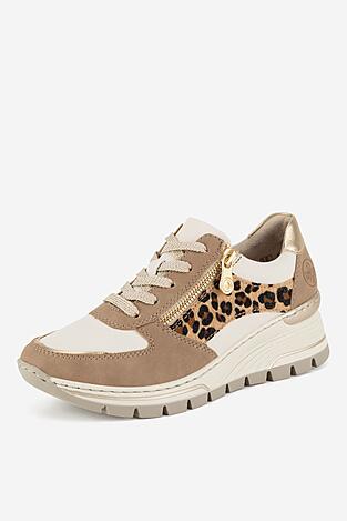 Sneakers Rieker N8308-64 Beżowy ciemny