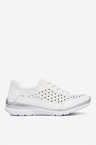 Półbuty Rieker CEO-L3217-80 Biały