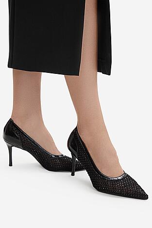 Czółenka EVA MINGE EO-LOREL-V2019-1-2 Czarny