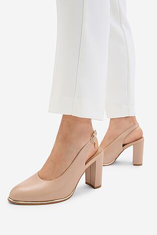 Елегантни обувки Lasocki CEO-WS3786-02 ТЪМНОБЕЖОВ