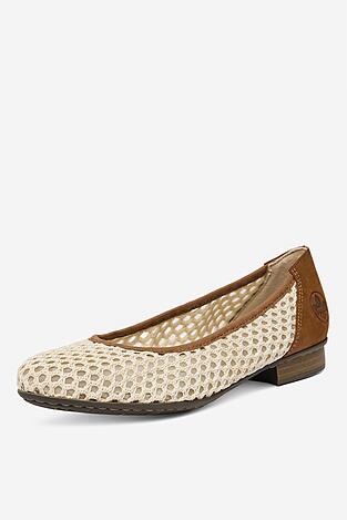 Baleriny Rieker CEO-51960-60 Beżowy