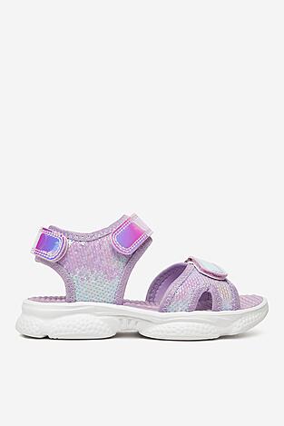 Sandály Nelli Blu K2380 FIALOVÁ