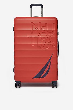 Bőrönd NAUTICA NTC-KS-004-07-L PIROS