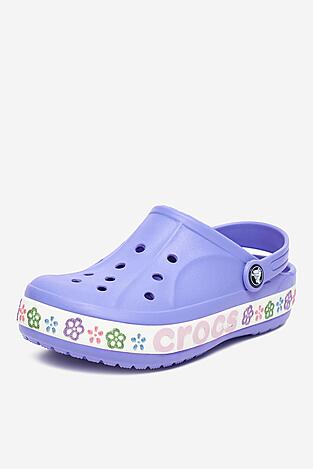 Plážové pantofle Crocs BAYABAND CLOG K 211302-5PY FIALOVÁ
