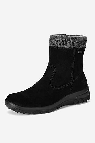 Členková topánka Rieker L7165-00 ČIERNA
