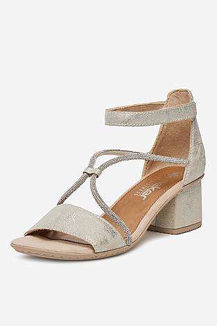 Sandały Rieker 64654-40 Srebrny